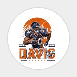 Terrell Davis Denver Skyline Magnet